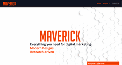 Desktop Screenshot of maverickcreativegroup.com