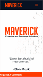 Mobile Screenshot of maverickcreativegroup.com