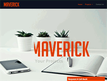 Tablet Screenshot of maverickcreativegroup.com